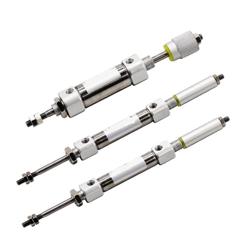 1 Stück CDJ2B XC8 verstellbarer Mini-Luftzylinder CJ2 pneumatischer Kolbenstift Einzelstange(Stroke 30-30,CDJ2B16 Bore 16mm) von BGAZA