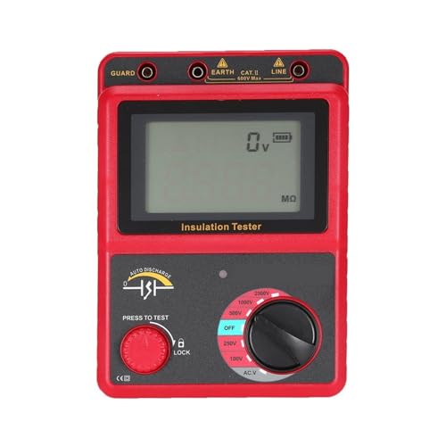100-2500 V Megger Isolierung Erde Erdungswiderstand Tester Megohmmeter AC/DC Voltmeter Tester von BGAZA