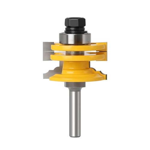 1PC Zapfen Cutter 8/12mm Griff High-end-Legierung Holzbearbeitung Tür Fenster Fräser Computer Gravur maschine Schlitzen Werkzeug(1/2 12mm) von BGAZA