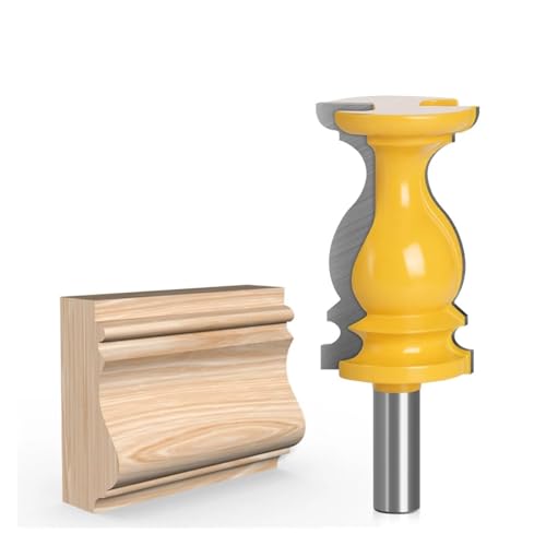 1PCS 12mm 1/2 Schaft S typ Griff Linie Handlauf Router Bit Holz Cutter Holz Cutter Holz Fräsen Schneiden MC03112(12mm shank) von BGAZA