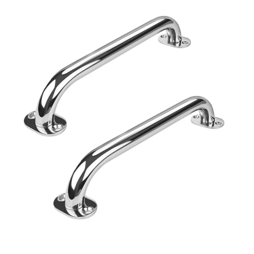 2 x Edelstahl 12“ Haltegriff Handlauf poliert Boot/Wohnmobil/Badewanne Bootszubehör Marine 2 x Edelstahl 12“ Haltegriff Handlauf poliert Boot/Wohnmobil/Badewanne Bootszubehör Marine von BGAZA
