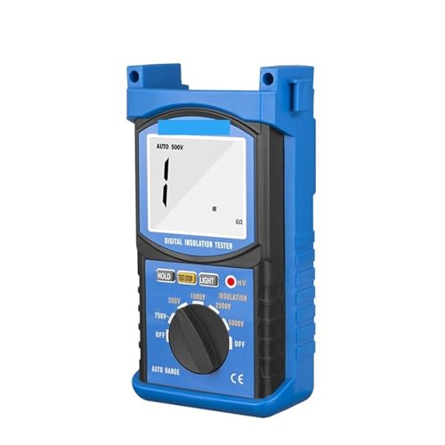 200 MΩ Isolationswiderstandstester Megometer Digitales Handmessgerät 5000 V Auto Range isoliert antimagnetisch 200 MΩ Isolationswiderstandstester Megometer Digitales Handmessgerät 5000 V Auto Range isoliert antimagnetisch von BGAZA