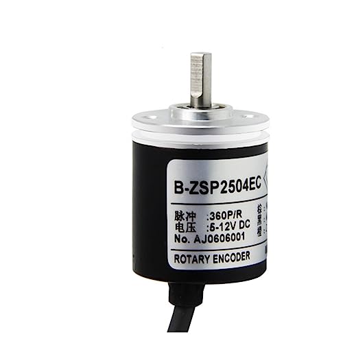 25 Mm Inkrementalgeber 4 Mm Welle Rotierend AB 2 Phasen 100 200 360 400 500 PPR 5–24 VDC(100PPR 8-24v VOLT) von BGAZA