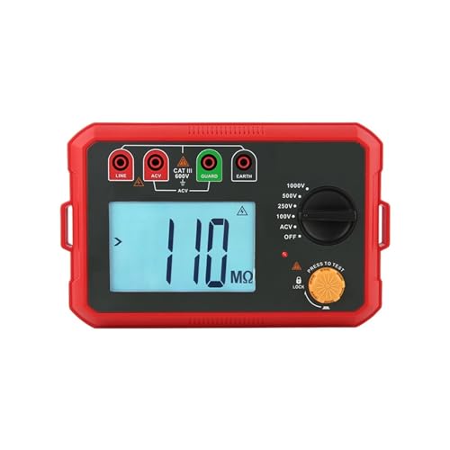 2500V Megometer Digitaler Isolationstester Isolationswiderstandsmessgerät Messgerät(501C) von BGAZA