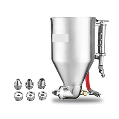 3500 Ml Stuck-Spritzpistole Zementmörtel-Sprüher Trichter-Jet-Farben-Wand-Beton-Werkzeuge Kieselalgen-Schlamm-Spritzpistole Kitt-Pulver-Sprühtopf von BGAZA