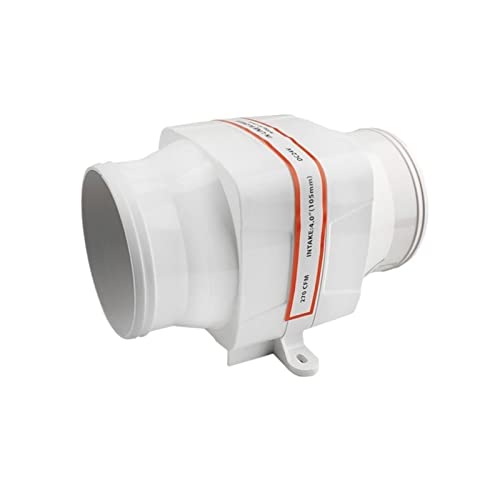 4-Zoll-DC-elektrischer Gerader Ventilator For Yacht, Wohnmobil, Spezielle Stummschaltung, Leistungsstarker Hochgeschwindigkeits-Abluftventilator, Abluftventilator(12V) von BGAZA