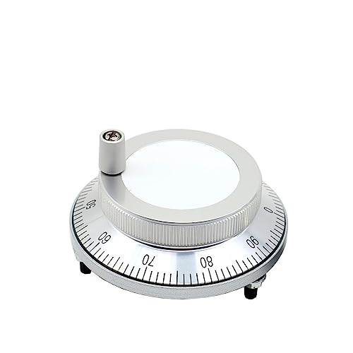 CNC Pulser Handrad 5V 6pin Pulse 100 Manueller Pulsgenerator Handrad CNC Maschine 60mm 80mm Drehgeber(12v-4pin-25pulse,60mm) von BGAZA