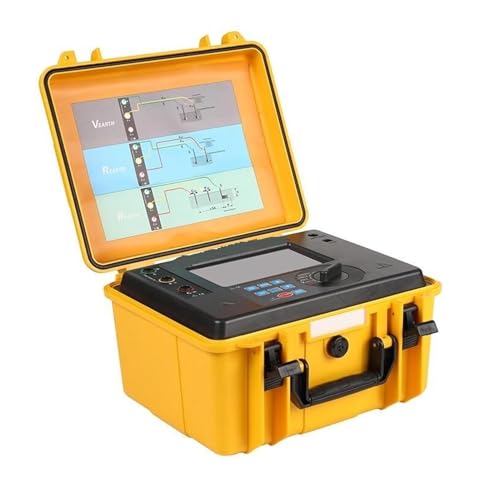Digitaler Erdungswiderstandstester for die Messung des Erdungswiderstands elektrischer Geräte mit wiederaufladbaren Lithiumbatterien von BGAZA
