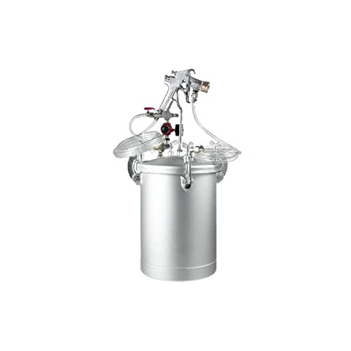 Farbeimer Tank 15L 4 Gallonen Druckspritzpistole mit 4,0 mm Düse Regler Topf Farbspritzgerät Industrielackierung von BGAZA