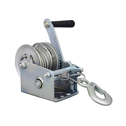 Handwinde, 600–3000 Pfund, manuelle Winde, Drahtseil-Zug-Hebewinde for Autos, Heimwerker, Frachtumschlag(800lb) von BGAZA
