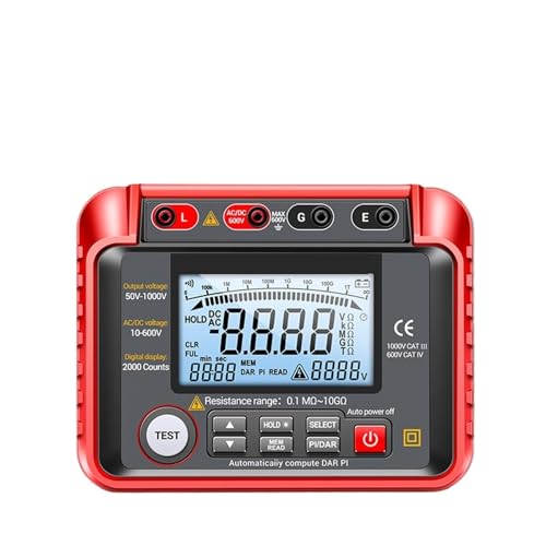 Isolierung Erdwiderstand Tester Digital Meter Ohm AC DC Spannung Tester LCD Megohmmeter Voltmeter Werkzeug von BGAZA