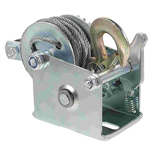 Ladehandwinde Handwinde 500 Pfund Mini Marine Schleppgetriebe Kurbel 500 Pfund klein for Autos, Heimwerker, Frachtumschlag von BGAZA