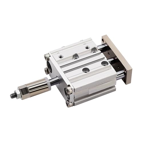 MGPM20/25 Einstellbarer Hub, Bohrungsgröße 20 mm/25 mm, dreiachsig, mit Stan, kompakter Führung, Luftantrieb, Pneumatikzylinder(MGPM50x200-50-XC8) von BGAZA