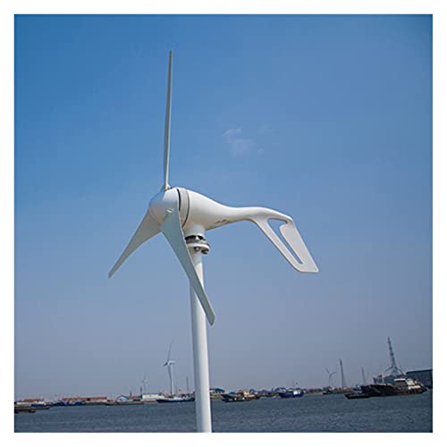 Micro Off Grid 400W Wind Turbine Generator Home Verwendung Komme mit Ladecontroller(Hybrid Controller,6 BLADES_24) von BGAZA