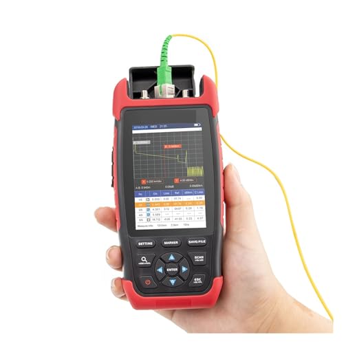 Multifunktions-Mini-OTDR-Glasfaserreflektometer Mit 8 Funktionen, 22 DB VFL, OPM, OLS, Ereigniskarte, RJ45-Kabeltester, Otdr(1310nm 1550nm(APC)) von BGAZA