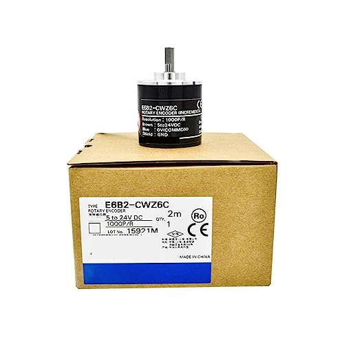 Optischer Encoder E6B2-CWZ6C-1024P/R 10 20 60 360 1024 2500 5–24 V Fotoelektrischer Rotierender Inkrementalgeber(20PR) von BGAZA