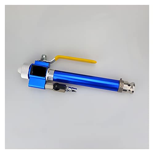 Pneumatische Spritzpistole for wasserdichte Und Feuerfeste Zementmörtelfarbe for Echte Steinfarbe(Blue,Straight Gun) von BGAZA