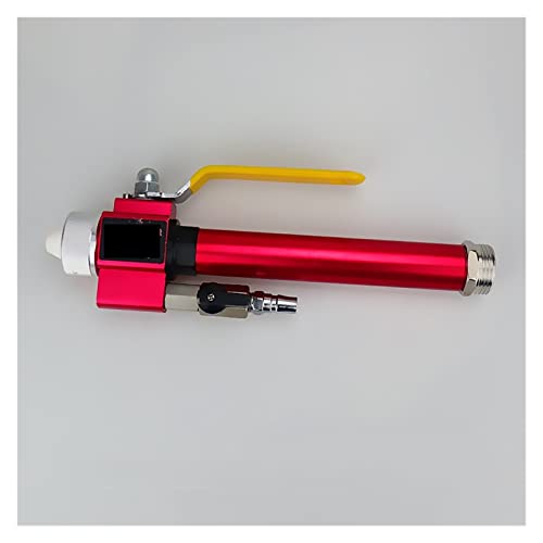 Pneumatische Spritzpistole for wasserdichte Und Feuerfeste Zementmörtelfarbe for Echte Steinfarbe(Rood,Straight Gun) von BGAZA