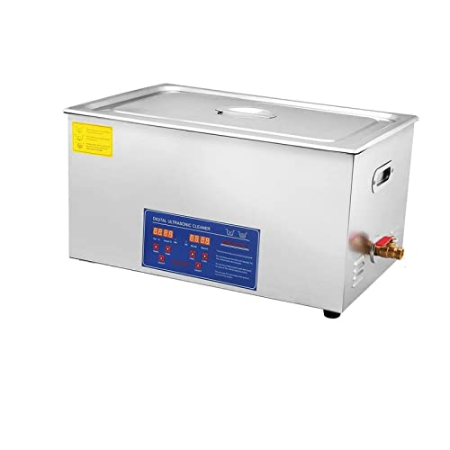 Ultraschallreiniger 2L 3L 6L 10L 15L 22L 30L Digitaler Timer Edelstahl Bad Schmuck Brillen Uhr Reinigungsmaschine(30L) von BGAZA