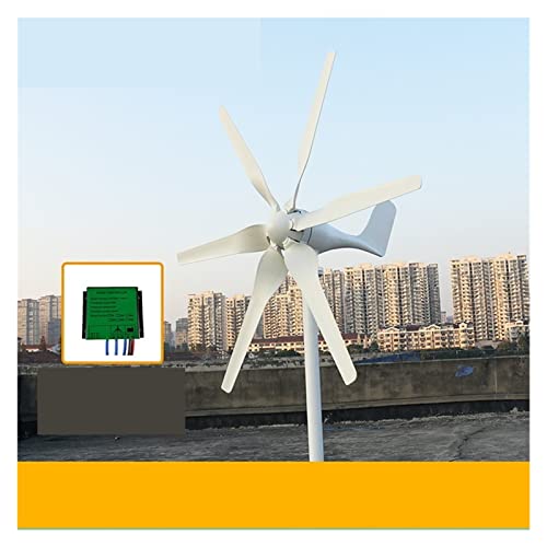 Windturbinengenerator 6 Klingen 80 0w 12V 24V. Windturbinengenerator-Windmühle mit Pwm Controller Homosey Niedrige Windgeschwindigkeitsstart(PWM Controller,12V_800W) von BGAZA