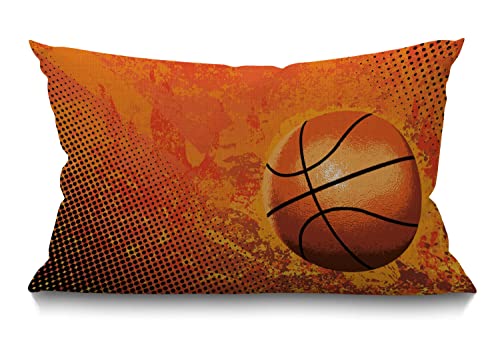 BGBDEIA Farmhouse Dekorative Outdoor-Kissenbezüge für Couch, Sofa, Bett, Sport, Basketball, orange, Kissenbezug, moderne Dekoration, Kissenbezug, 30 x 50 cm, 30 x 50 cm BGBDEIA Farmhouse Dekorative Outdoor-Kissenbezüge für Couch, Sofa, Bett, Sport, Basketball, orange, Kissenbezug, moderne Dekoration, Kissenbezug, 30 x 50 cm, 30 x 50 cm von BGBDEIA