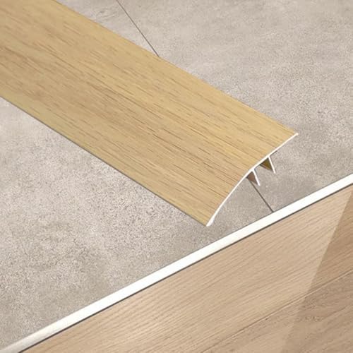 BGBZHMMEE Übergangsprofil Aluminium Übergangsleiste 8-18mm Höhenausgleichsprofil, Selbstklebend Ausgleichsprofil Teppichkantenleiste Schwellenleiste(Yellow,L90CM/3ft) von BGBZHMMEE