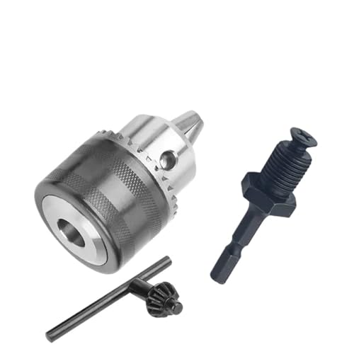 1,5-13 mm Konverter 1/2 20UNF Schlüssel Bohrfutter Gewinde Schnellwechseladapter SDS 1/4 Schlagschrauber Pleuelstange Sechskant(A (3pcs Set)) von BGDIEAKIN