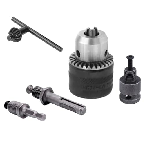 1,5-13 mm Konverter 1/2 20UNF Schlüssel Bohrfutter Gewinde Schnellwechseladapter SDS 1/4 Schlagschrauber Pleuelstange Sechskant(D (5pcs Set)) von BGDIEAKIN