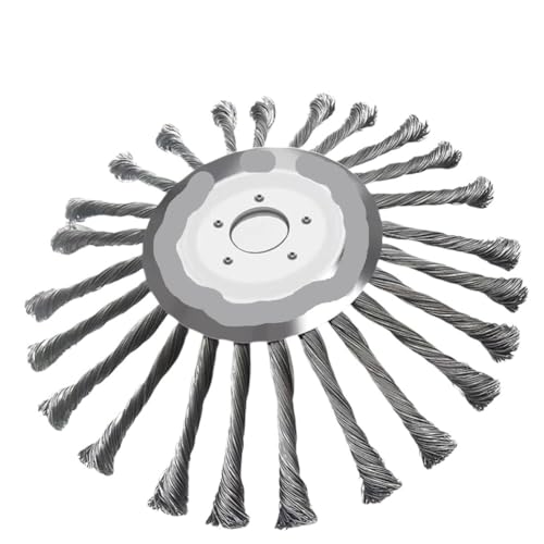 10/6/5/4 Zoll Stahldrahtbürsten-Trimmerkopf Universal-Gartenbürste for Entfernen von Rostschneiderkopf Rasenmäher-Freischneider-Werkzeuge(5inch) von BGDIEAKIN