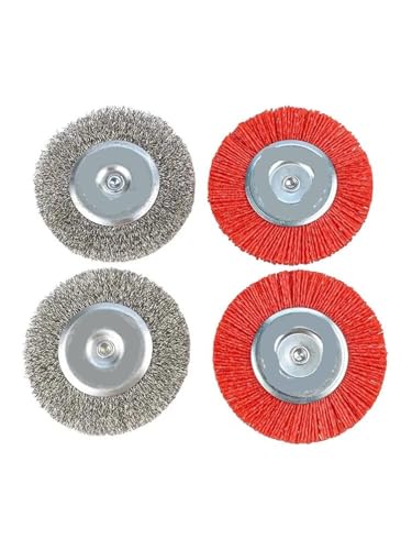 4 teile/satz Schleif Draht Pinsel Werkzeug Stein Metall Polieren Pinsel for Elektrische Bohrer Schleif Werkzeuge Zubehör von BGDIEAKIN