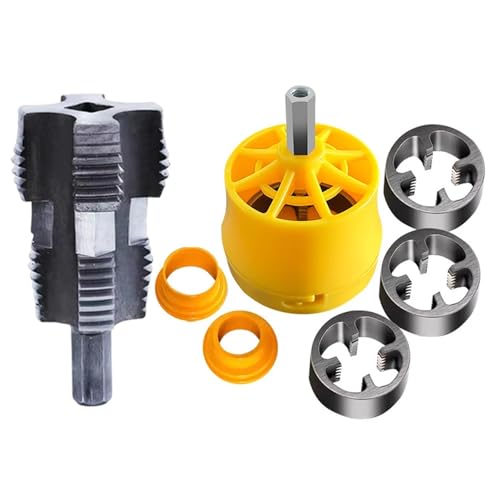 PVC-Rohr-Gewindeschneider-Set, effizienter 4- und 6-Punkt-Wasserrohröffner, PPR-Wasserrohr-Innengewindeöffner, Elektrowerkzeuge PVC-Rohr-Gewindeschneider-Set, effizienter 4- und 6-Punkt-Wasserrohröffner, PPR-Wasserrohr-Innengewindeöffner, Elektrowerkzeuge von BGDIEAKIN