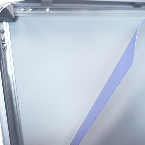 DIN A1 / A1 PLUS (594 mm x 841 mm) / (613 mm x 862 mm) Ersatzfolie Schutzfolie Folie für Kundenstopper Plakatrahmen (2 x A1 594mm x 841mm) von BGF