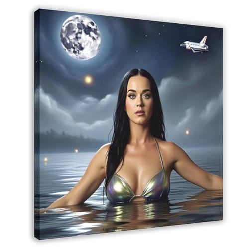 BGFER Katy Perry Poster (8) Leinwandposter, Wandkunst, Dekordruck, Bild Gemälde für Wohnzimmer, Schlafzimmer, Dekoration, 50 x 50 cm von BGFER