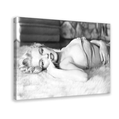 BGFER Marilyn Monroe Poster (2) Leinwandposter Schlafzimmer Dekor Landschaft Büro Zimmer Dekor Geschenk 50 x 75 cm von BGFER