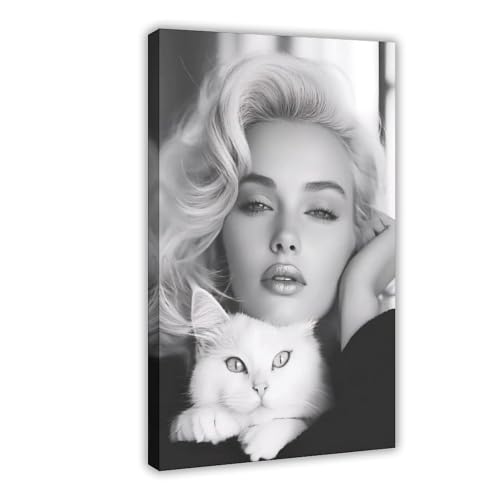 BGFER Marilyn Monroe Poster (23) Leinwandposter, Wandkunst, Dekordruck, Bild Gemälde für Wohnzimmer, Schlafzimmer, Dekoration, 40 x 60 cm von BGFER