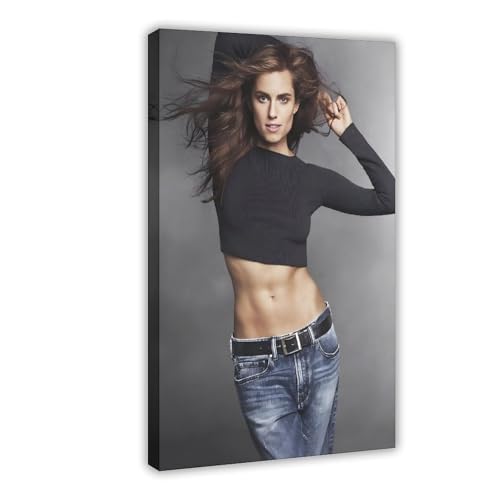 BGFER Poster "Schauspielerin Allison Williams" (10) auf Leinwand, Wandkunst, Dekordruck, Gemälde für Wohnzimmer, Schlafzimmer, Dekoration, 50 x 75 cm von BGFER