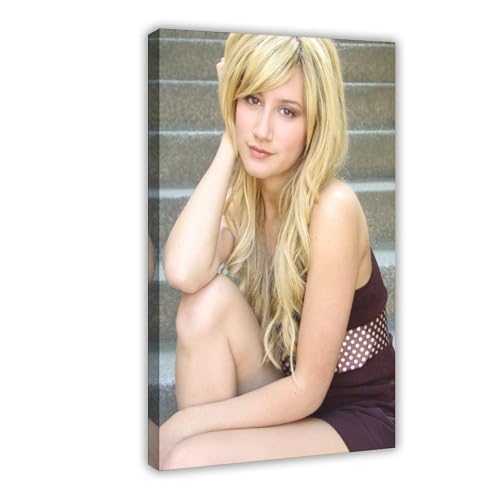BGFER Poster "Schauspielerin Ashley Tisdale" (1) Leinwandposter, Wandkunst, Dekordruck, Bild Gemälde für Wohnzimmer, Schlafzimmer, Dekoration, 40 x 60 cm von BGFER