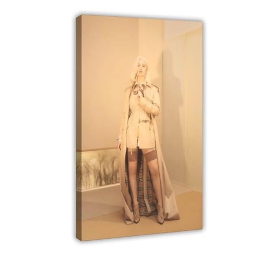 BGFER Poster "Schauspielerin Lily James" (3), Leinwand-Poster, Schlafzimmerdekoration, Landschaft, Büro, Raumdekoration, Geschenk, 30 x 45 cm von BGFER