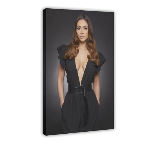 BGFER Poster "Schauspielerin Lindsey Morgan (1) Leinwand-Poster, Wandkunst, Dekordruck, Bild Gemälde für Wohnzimmer, Schlafzimmer, Dekoration, 40 x 60 cm von BGFER