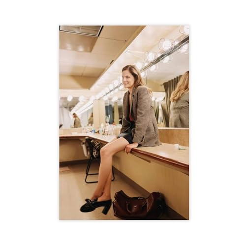 BGFER Poster "Schauspielerin Louisa Jacobson" (1), Leinwand-Poster, Schlafzimmerdekoration, Landschaft, Büro, Raumdekoration, Geschenk, 40 x 60 cm von BGFER