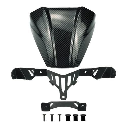 BGFFDSZ Kompatibel mit Yamaha MT-09 2024 2025 MT09 SP 2024-2025 Y-AMT Motorrad ABS Sport Windschutzscheibenvisier Mattschwarzer Windschutzscheibenabweiser(Carbon) von BGFFDSZ