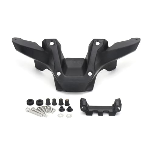 BGFFDSZ Motorradzubehör Frontscheibe Windschutzscheibe Visier Windabweiser Kit Kompatibel mit Yamaha MT09 Mt09 MT 09 MT-09 SP 2024 2025(Bracket) von BGFFDSZ