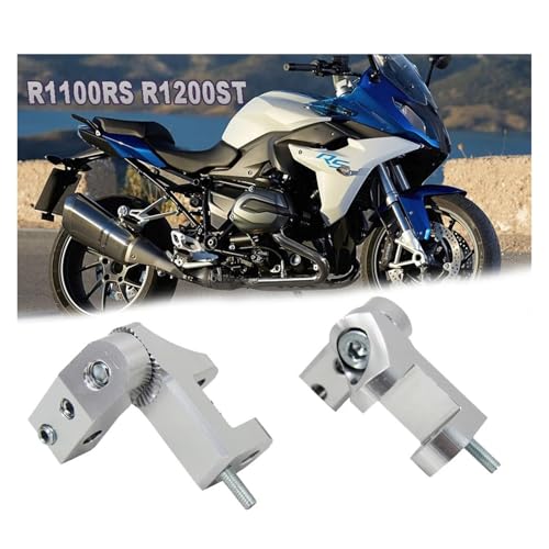 BGFFDSZ for BMW R1100GS R1100RS R1200ST R 1100 GS RS R 1200 ST Neue Motorrad Rockster Einstellbare Fahrer Fußstütze Passagier Senkung von BGFFDSZ