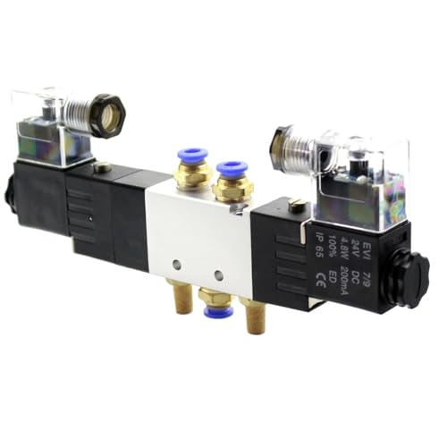 1 stücke 4V130C-06 4V230C-08 4V330C-10 4V430C-15 Luft Elektromagnetische Ventile 3 Position 5 Weg Pneumatische Magnetventil(4V230C-08 4mm,AC220V) von BGFIVKAD