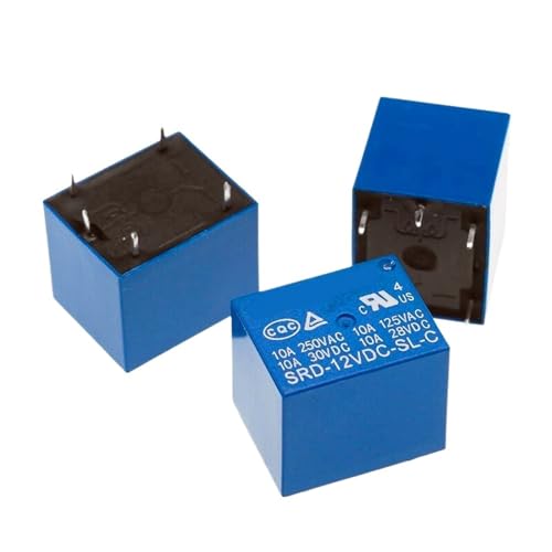 10 Stück Relais SRD-03VDC-SL-C SRD-05VDC-SL-C SRD-24VDC-SL-C SRD-12VDC-SL-C 3V 5V 6V 9V 12V 24V 48V 10A 250VAC 5PIN Relais (6VDC SRD-06VDC-SL-C) von BGFIVKAD
