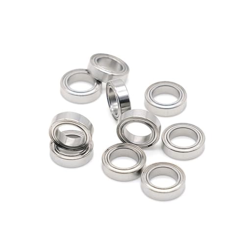 BGFIVKAD R168zz R188zz R1810zz Lager R4zz R6 R8 ABEC-7 10PCS Doppelt geschirmte Miniatur-Kugellager(R188ZZ-10PCS) von BGFIVKAD
