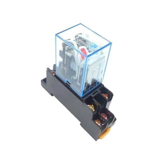 LY2NJ MY2NJ MY4 HH62P HHC68A-2Z Elektronisches Micro Mini Elektromagnetisches Relais 10A 8PIN Spule mit Sockel DC12V, 24V AC220V (MY4, AC 110V) von BGFIVKAD
