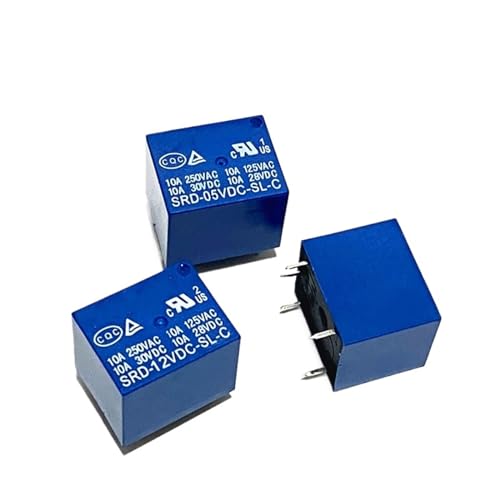 Relais SRD-03VDC-SL-C SRD-05VDC-SL-C SRD-06VDC-SL-C SRD-09VDC-SL-C SRD-12VDC-SL-C 3V 5V 6V 9V 12V 24V 48V 10A 250VAC 5PIN(24V) von BGFIVKAD