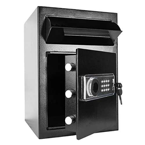 70L Sicherheit Business Safe und Lock Box mit digitalem Tastenfeld, Drop Slot Safes mit Front Load Drop Box für Geld und Post, Business von BGHSCA