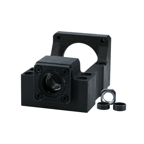 BGMCSFerG C7 C5 Normale Winkelkonaktlager-Motorhalterung BK20 BK25 Endstütze für Gravierer 25 mm 3205 Kugelumlaufspindel (HM20-110 Stepper, C7 Normal) von BGMCSFerG
